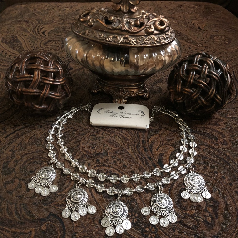 New with tag handmade coins necklace - Picture 5 of 5